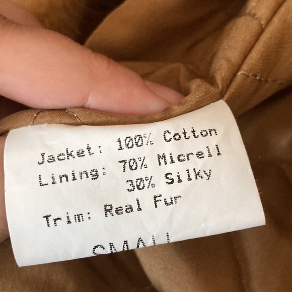 Edwards Lowell Beverly Hills Vintage Jacket With Mink Fur St. Moritz Denim Small - Picture 12 of 12